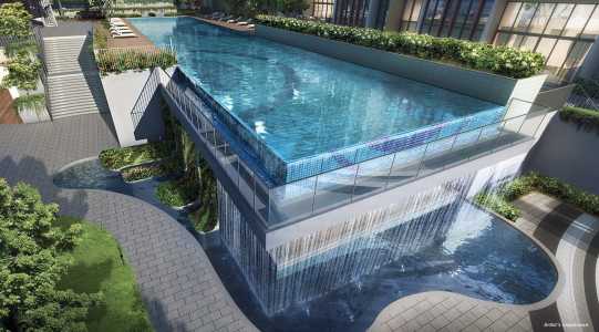 Gazania_50m_Lap_Pool_Water_Wall Gazania_50m_Lap_Pool_Water_Wall