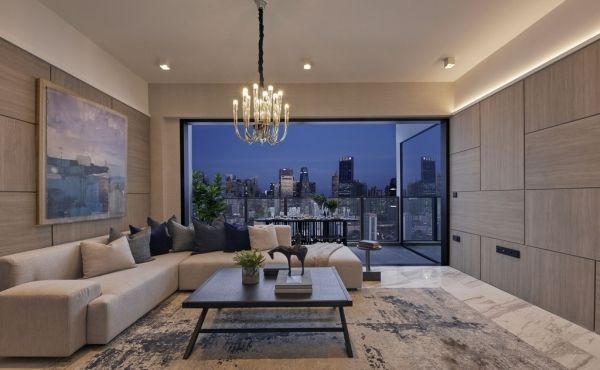 The Landmark 3 bed - Living room The Landmark 3 bed - Living room